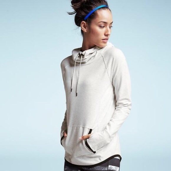 Athleta Tops - Athleta Sentry Hoodie Sweatshirt Gray Heather